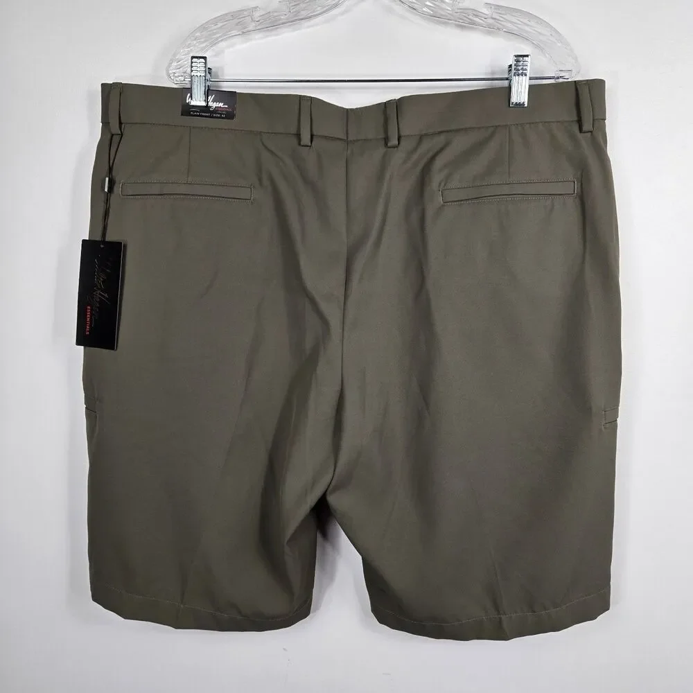 Walter Hagen Men's Size‎ 42 Flat Front Green Cargo Shorts Golf Clubhouse NWT